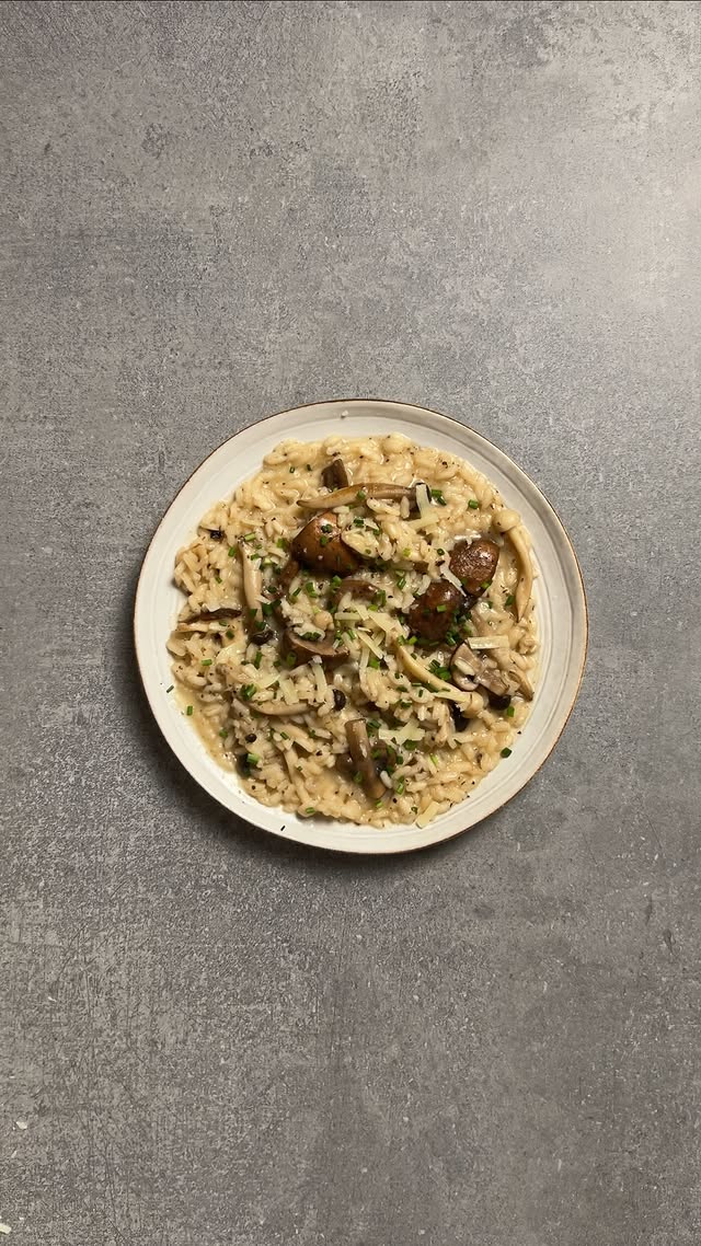 🍄 Creamy Mushroom Risotto